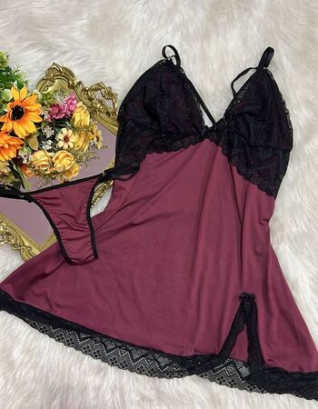 imagem CAMISOLA  DE MICROFIBRA PLUS MARSALA TYFFANI 00007