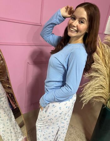imagem PIJAMA SUED CANELADO 683 AZUL