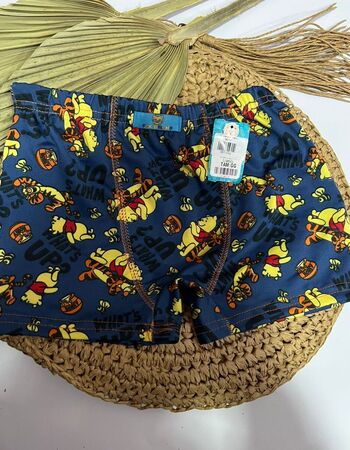 imagem CUECA POLIESTER AZUL TIGRE E URSO 1147 GG