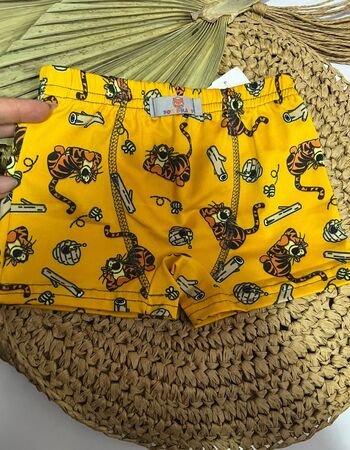 imagem CUECA POLIESTER PMG 001146 LARANJA MEL