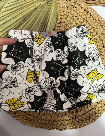 imagem CUECA POLIESTER PMG 001146 CAT PRETO BRANCO