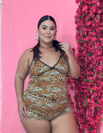imagem SHORTDOLL LIGANET PLUS 772021 ANIMAL PRINT