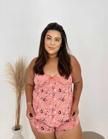 imagem SHORTDOLL LIGANET PLUS 772021 LARANJA CORACAO