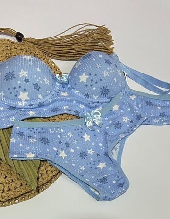 imagem CONJUNTO 10202 PP AZUL CLARO ESTRELA