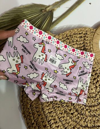 imagem CALCINHA BOX INFANTIL 87978 LILAS UNICORNIO
