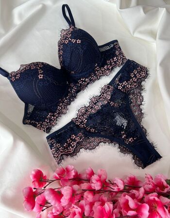 imagem CONJUNTO PREMIUM 90028 AZUL COM ROSA