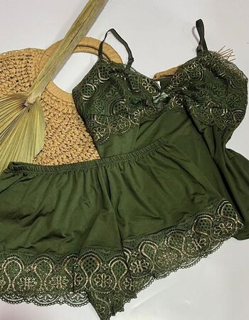 imagem SHORTDOLL MICROFIBRA 00742 VERDE DOURADO2