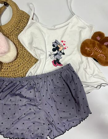 imagem PIJAMA DE SUED ESTAMPADO 003005 CINZA