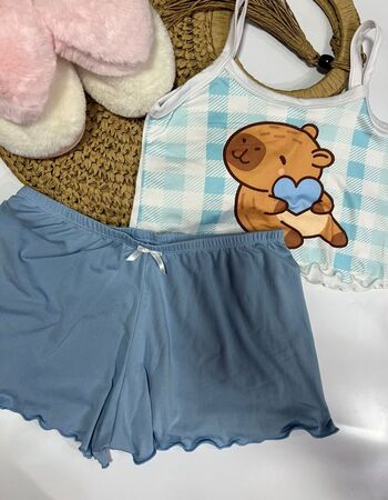 imagem BLOGUERINHA 30301 AZUL CAPIVARA