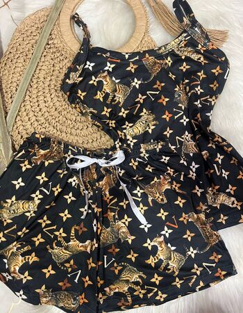 imagem PIJAMA DE SUED ESTAMPADO 631 ANIMAL