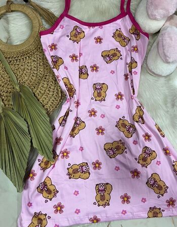 imagem CAMISOLA SUED 00628 ROSA CAPIVARA