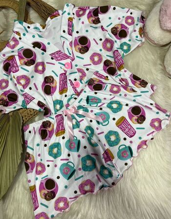 imagem PIJAMA BLOGUERINHA AMERICANO 6090 DONNOUTS