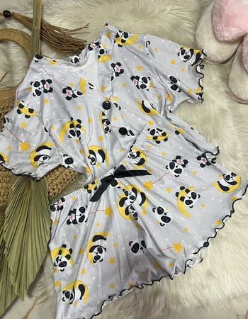 imagem PIJAMA BLOGUERINHA AMERICANO 6090 PANDA