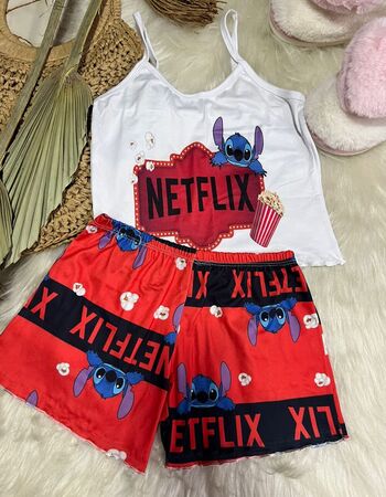 imagem PIJAMA  INFANTIL  05667 VERMELHO LISTRAS