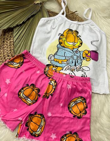 imagem PIJAMA  INFANTIL  05667 CAT ROSA