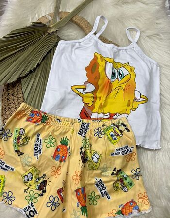 imagem PIJAMA  INFANTIL  05667 amarelo tudo que