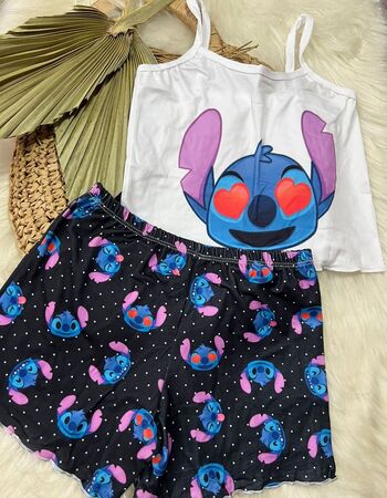imagem PIJAMA  INFANTIL  05667   preto poa