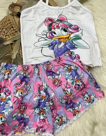 imagem PIJAMA  INFANTIL  05667  lilas e rosa  pata