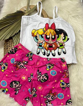 imagem PIJAMA  INFANTIL  05667  trio rosa