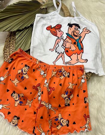imagem PIJAMA  INFANTIL  05667  laranja preto