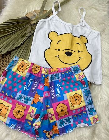 imagem PIJAMA  INFANTIL  05667  quadrados ursos