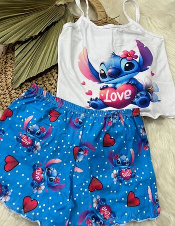 imagem PIJAMA  INFANTIL  05667  poa azul