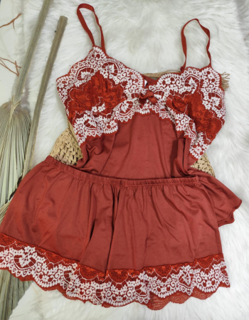 imagem SHORTDOLL MICROFIBRA 00742 TERRACOTA