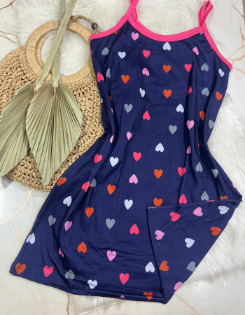 imagem CAMISOLA SUED 00628 AZUL CORACAO