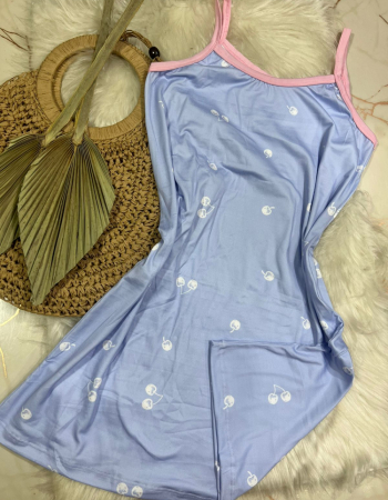 imagem CAMISOLA SUED 00628 AZUL CEREJA