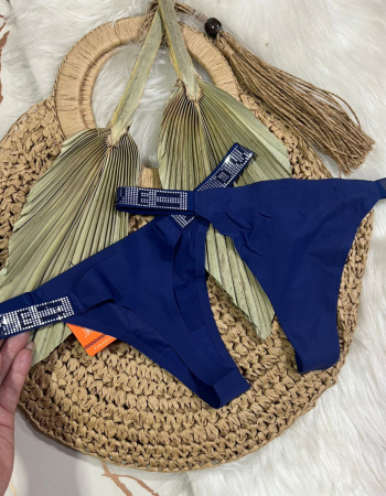 imagem CALCINHA SEM COSTURA  STRAS 4878 AZUL