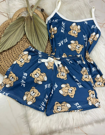 imagem PIJAMA DE SUED ESTAMPADO 631 
