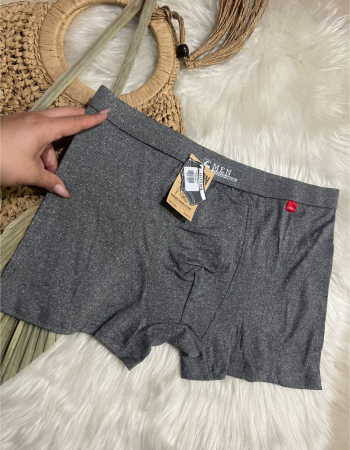 imagem CUECA PREMIUM ADULTO ALGODAO COM POLIAMIDA  000673 CINZA MEDIO
