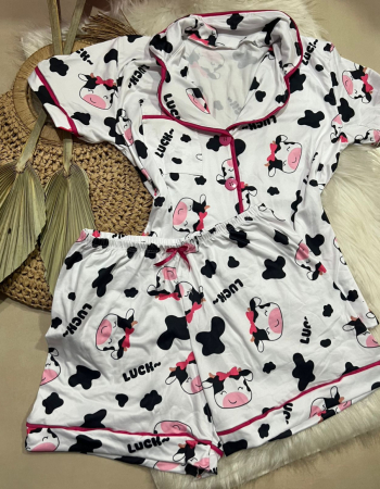 imagem PIJAMA AMERICANO SUED COM BOLSO 000675 vaquinha