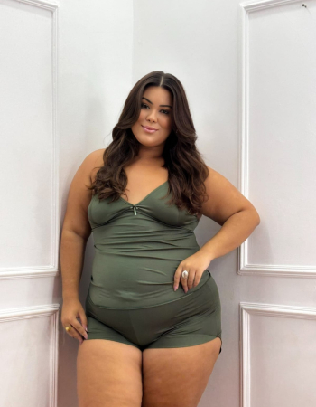 imagem SHORTDOLL LIGANET PLUS 000687 VERDE MILITAR