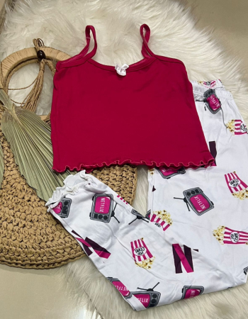 imagem PIJAMA INFANTIL CALCA 000685 PIPOCA