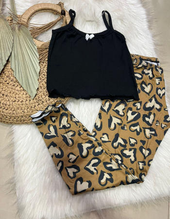 imagem PIJAMA INFANTIL CALCA 000685 ANIMAL PRINT