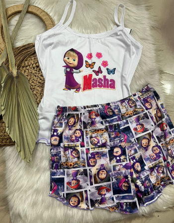 imagem PIJAMA DE SUED ESTAMPADO 3005p PLANETA CINZA COALHA