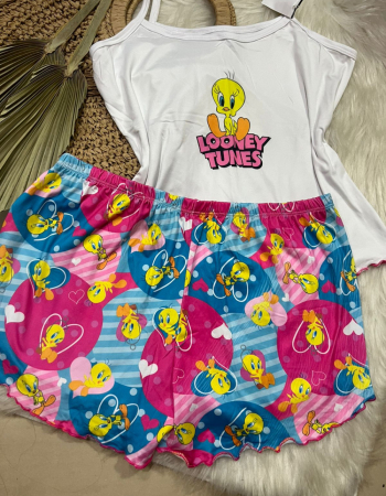 imagem PIJAMA DE SUED ESTAMPADO 3005p TNS