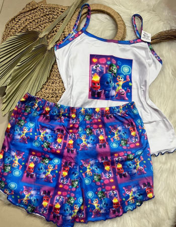 imagem PIJAMA DE SUED ESTAMPADO 3005p ALEGRIA