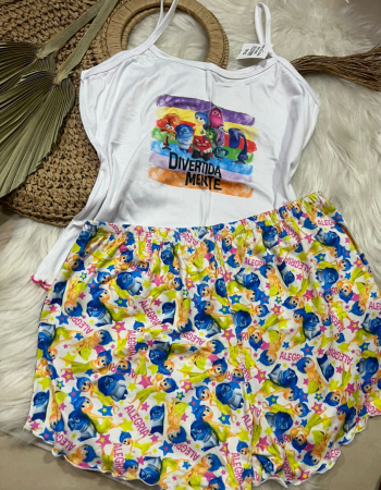 imagem PIJAMA DE SUED ESTAMPADO 3005p DIVERTIDO