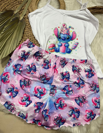 imagem PIJAMA DE SUED ESTAMPADO 3005p MILK SHAK LILAS