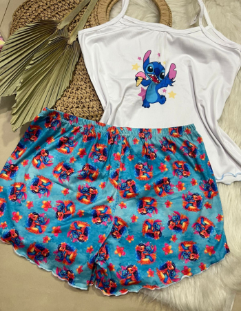 imagem PIJAMA DE SUED ESTAMPADO 3005p SORVETE AZUL