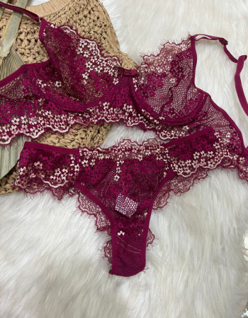 imagem CONJUNTO PREMIUM 90027 MARSALA COM NUDE