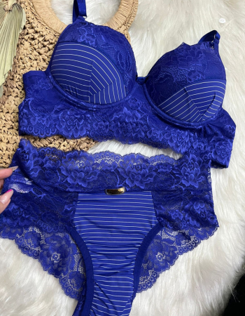imagem CONJUNTO GG 29762 azul caneta REF:0008