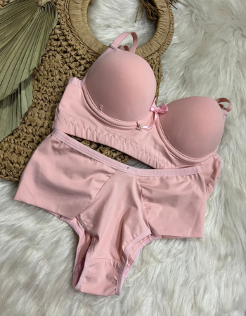 imagem CONJUNTO M 09224 rose Ref 9747