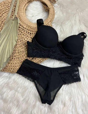 imagem CONJUNTO M 09224 preto Ref 9777
