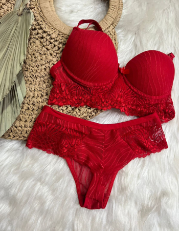 imagem CONJUNTO M 09224 vermelho Ref 9777