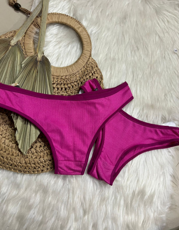 imagem CALCINHA CANELADA PINK 0194 