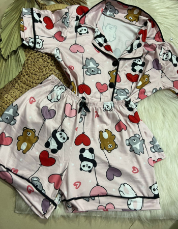 imagem PIJAMA AMERICANO SUED PANDA BALAO 620020 000663