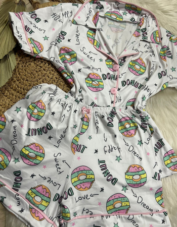 imagem PIJAMA AMERICANO SUED DONNTS 620020 000663